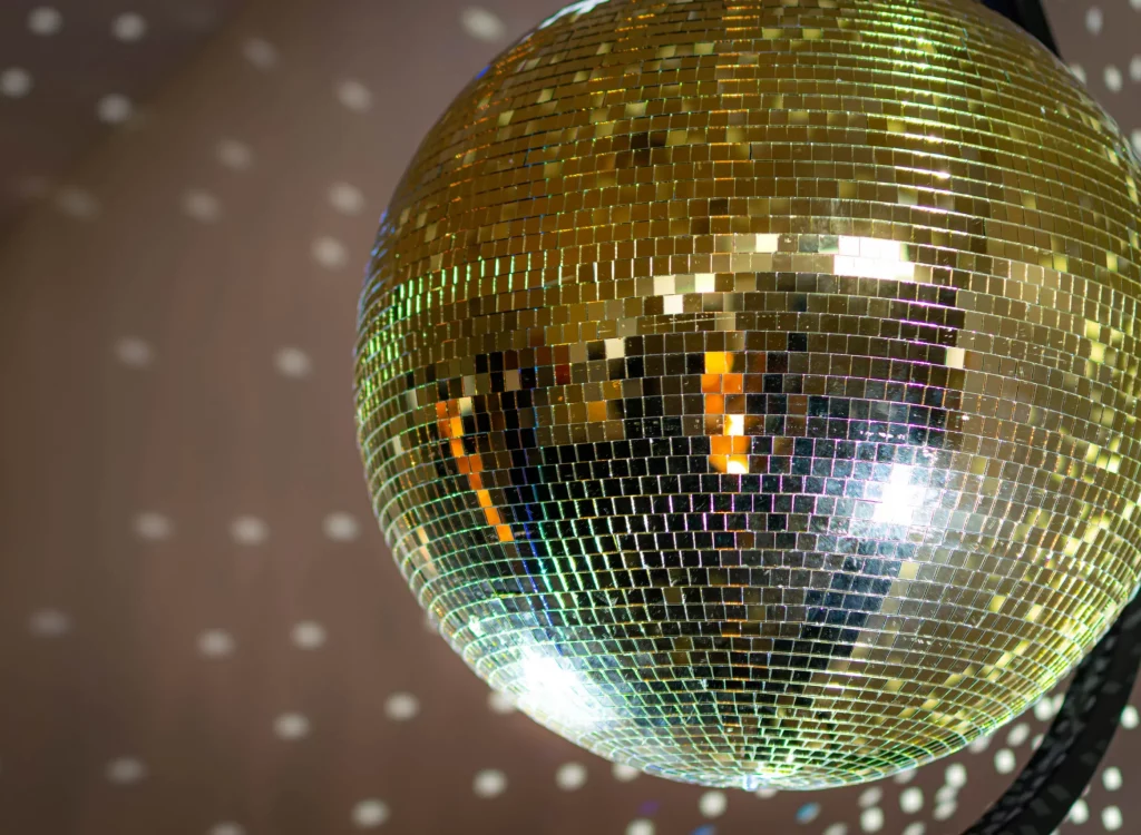 Large Mirrorball Hire Decadent Entertainments