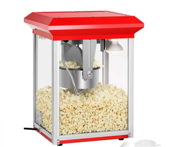 A retro style popcorn machine