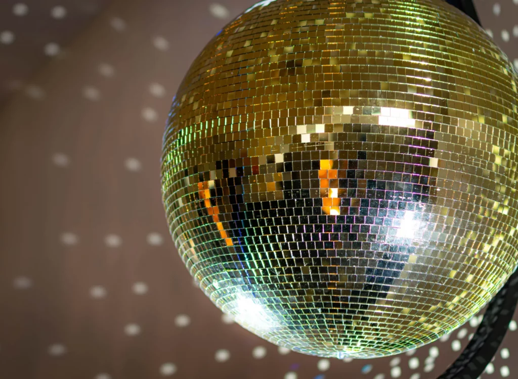 Decadent Entertainments - Gold Mirrorball